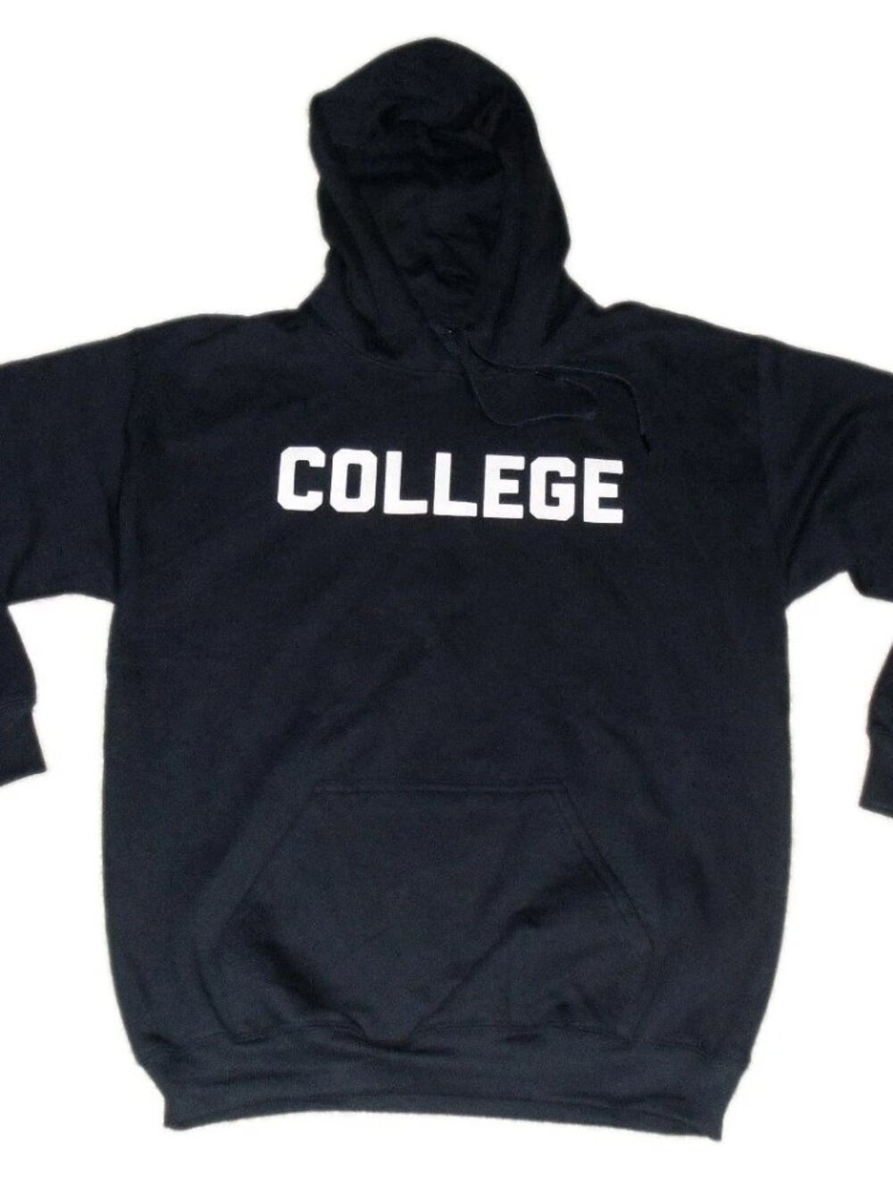 College Animal House Movie Mens Hoodie Sweatshirt Navy Blue White sz. Large New